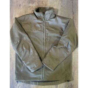 Condor Tactical Alpha Micro‎ Fleece Jacket Men's Large Military Green No 601 EUC